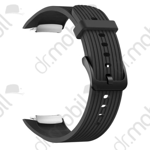 Okosóra kiegészítő szíj Samsung Galaxy Gear Fit 2 Pro (SM-R365), Fit 2 (SM-R360) fekete